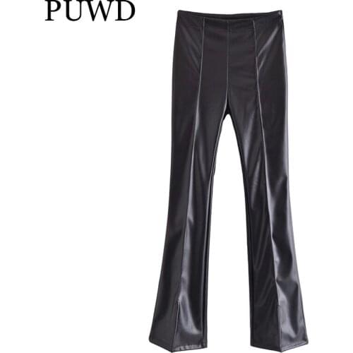 Женские брюки клеш PUWD China At AliExpress