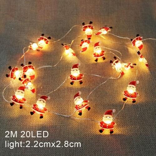 Outdoor Solar String Lights 2M 10LED Solar Powered Fairy Lights 6 Modes Solar Copper Wire Fairy Lights for Xmas Patio no Battery