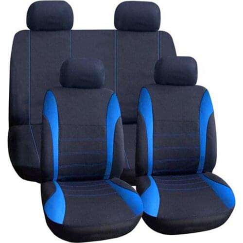 Universal Car Seat Cushion Covers Polyester Seat Back Covers Auto Polyester Material Styling Interior Seat Accessories