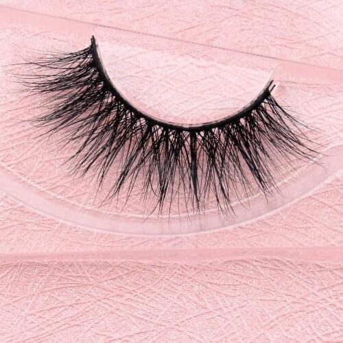 Visofree Fashion 3D Real Mink Lashes False Eyelashes Handmade Natrual Long Soft Fake Eyelashes For Makeup 1 pair E16