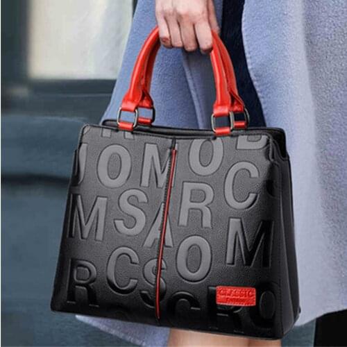 2 Layers Retro Sac 2021 Ladies Hand Bag Letter Leather Woman Handbag Luxury Designer Totes Women Bag Large Capacity Brand Bags