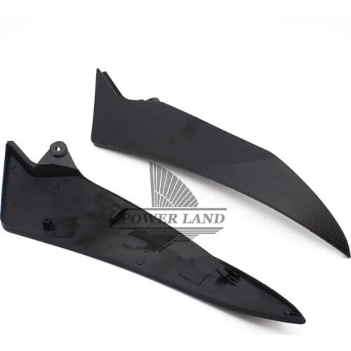 1pair Black Motorcycle Gas Tank Accessories Insert Cover Trim Side Panel Fairing for Yamaha Yzf R1 2009-2014