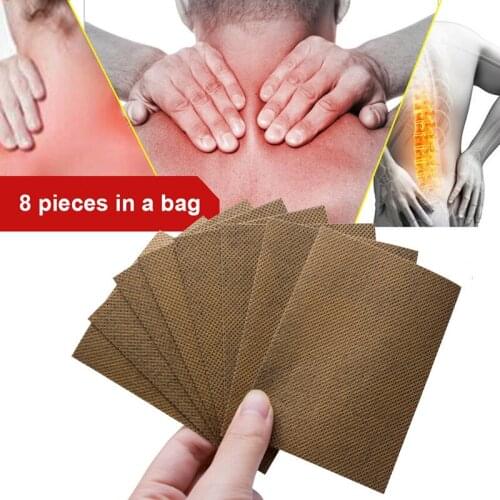 1Pcs(Included 8 Sheet) Arthritis Relief Patch Chinese Herbal Medical Neck Muscle Health Care Plaster CJ