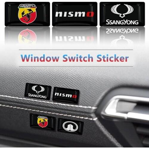 10pcs Car Random Sticker Window Switch Sticker Auto Interior For BYD F3 I3 F0 F6 S6 S8 E5 E6 G3 G6 L3 S7 M6 Tang Song Qing Yuan