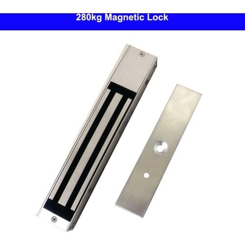Single Electric magnetic lock with signal Com NO, and NC, use for wooden door ,fire door ,Holding Force: 280kg(600lbs),min:1pcs