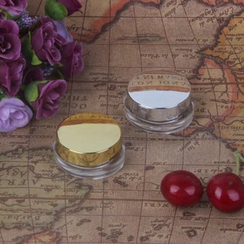 5g small jewelry rhinestone beads Empty Jar ,Eyeshadow cosmetic Face Cream Container Refillable Bottles Nail tools fashion