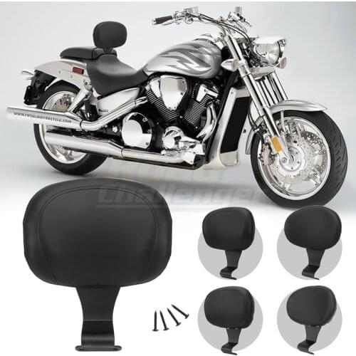 Motorcycle Backrest Accessories Front New Plug In Driver Rider Seat Backrest For Honda VTX 1800 VTX1800