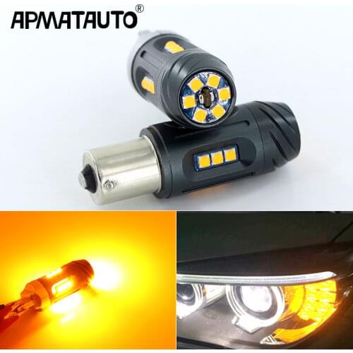 APMATAUTO LED Bulbs PY21W (BAU15s)