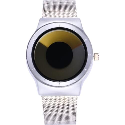 New Fashion Women Watch Luxury Brand Elegant Round Dial Quartz Ladies Watches Stainless Steel Mesh Strap Montre Femme