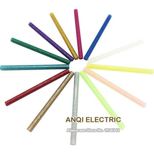 26pcs/lot Colorful Hot Melt Glue Sticks 7mm For Glue Gun High Viscosity Adhesive Repair Tool DIY Art Craft Hand Tool