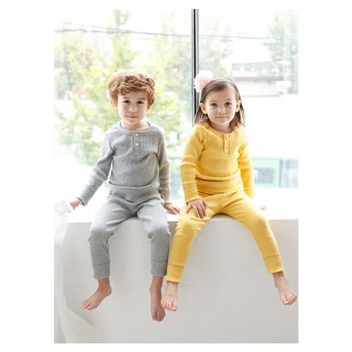 Autumn High quality 2020 children clothing set girl kids night pajama boys pajamas suit green / pink / yellow / white 5 colors