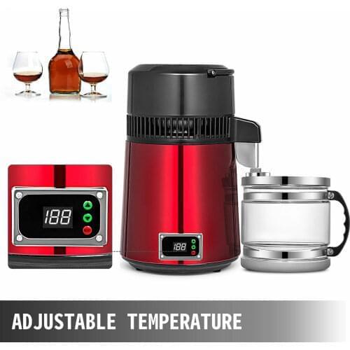 Water Distiller 4L 750W Dental Distilled Water Machine Filter Stainless Steel