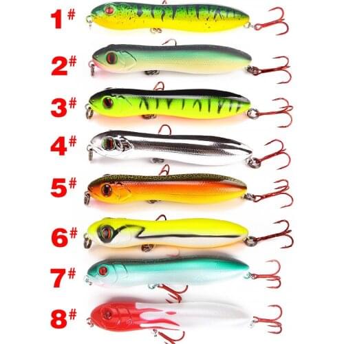 Ardea Bionic Fake Bait Pencil Artificial Lure 1Pcs 105mm/16g Popper Hooks Wobblers Saltwater Hard baits Fishing Tool