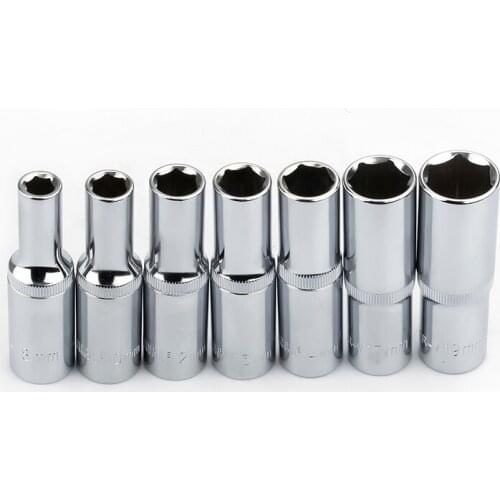 Noreturn 1Pcs Big fly 1/2 Hexagon Deep Socket Socket Ratchet Wrench Automotive Repair Tools Size8-32mm