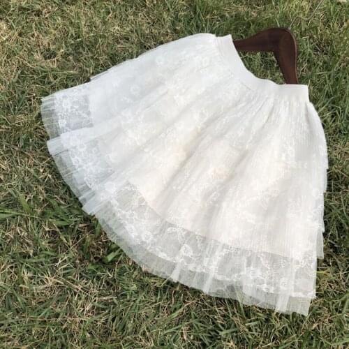 2020 Summer Autumn Spring Baby Toddler School Girls Princess Lace Tutu Skirts Kids Party Birthday Wedding Dance Skirt Girl Tutus
