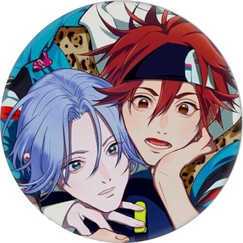 Miya RekI Snow Cherry Blossom Brooch Pin Accessories Anime SK8 The Infinity Cosplay Badge For Clothes Backpack Decoration Gift