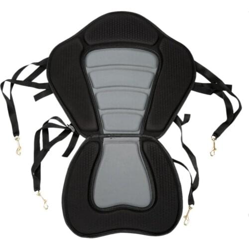 Kayak Padded Seat g Boat Soft Non-Slip Padded Base Adjustable Backrest With Boat Cushion