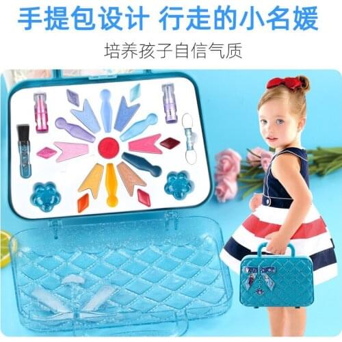 Disney girls frozen 2 elsa and anna princess handbag Makeup set kids Beauty pretend play toy Gift Box disney christmas toy