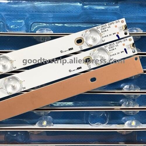 New Kit 5set=15 PCS 7LED(3V) 620mm LED backlight strip for 32PFT4131 32PHH4101 GJ-2K16 D2P5-315 D307-V2 01N19 01N18
