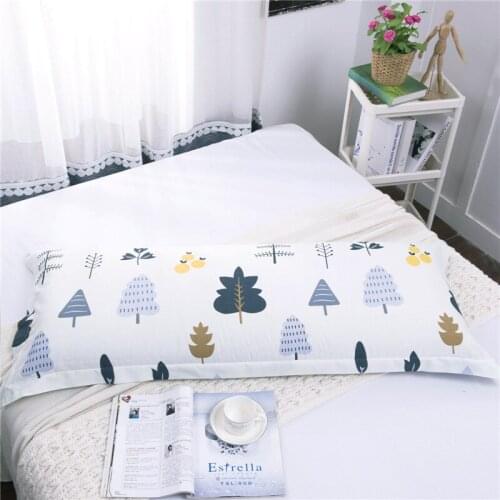 Simple Cotton Double Pillowcases Long Pillow Case Pillow Sack 45x150cm 45x180cm Pillow Cover Bedding Multi-color optional #sw