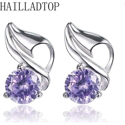 Conch Simple Retro Stud Earrings Silver-Plated Fashion Earrings Exaggerated Ear Jewelry