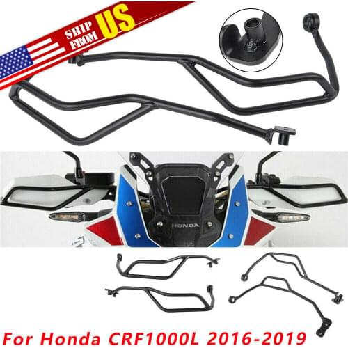 For CRF1000L Handguard Steel Hand Guards Protector Handlebar Crash Bar for Honda CRF 1000L Africa Twin 2016 2017 2018 2019 Black