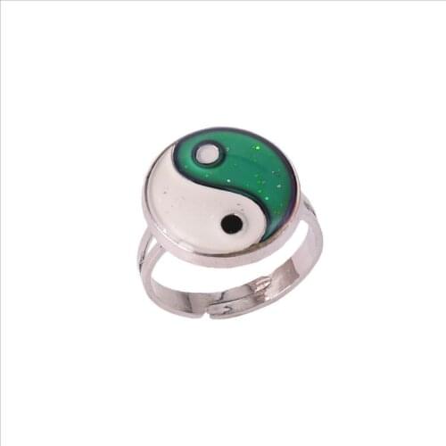 Taichi Mood Ring Change Color Ring Mix Size Color Changes To The Temperature Of Your Blood
