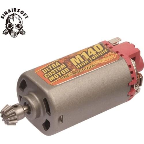 SINAIRSOFT Terminator Ultra Custom M140 High Twist Type Motor High Torque AEG Motor Short Axis for Airsoft AK Series