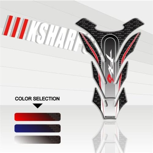 High Quality Motorcycle 3D Oil Gas Fuel Filler Tank Pad stickers MOTO Protective decorative decals For YAMAHA FZ6 FZ 6