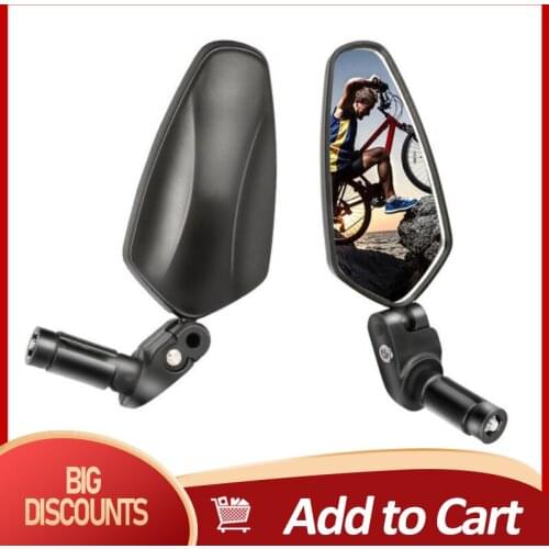 New Bicycle Rear View Mirror Bike Cycling Wide Range Back Sight Reflector Adjustable Left Right Mirror Bike Accessories