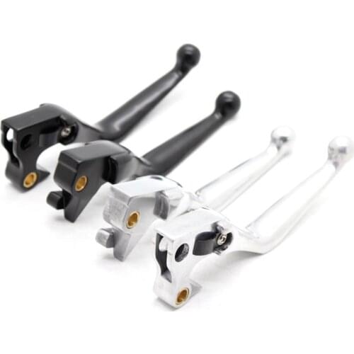 1 Pair Black/silver Clutch Brake Levers For Harley Sportster883 XL 883 N 1200 X48 2004 2005 2008 2010 2011 2012 2013 Custom