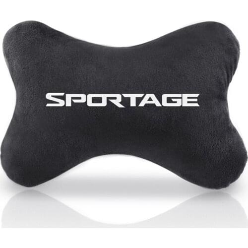 1pcs Car Headrest Cover Auto Seat Cover Head Neck Rest Cushion Neck Pillow Seat Cover for KIA SPORTAGE 2017 2018 Accessories