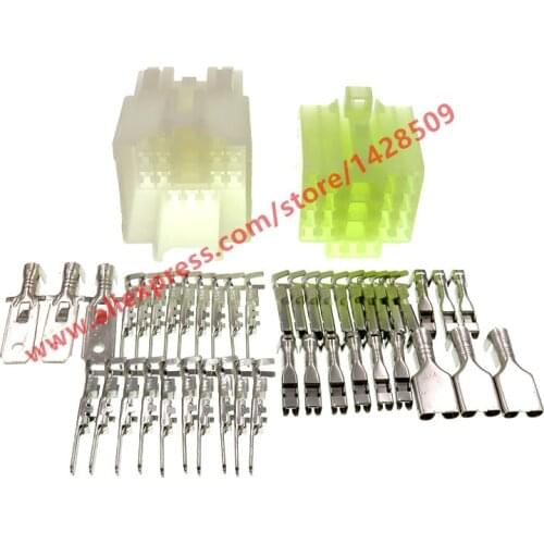 10 Sets 22 Pin Auto Window Lifter Wire Connector Car Engine Gearbox Wiring Harness Plug Female Male