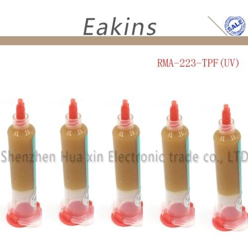 100% Original RMA-223-TPF(UV) BGA Solder Paste Solder Flux No Clean Flux Bga Flux 10CC