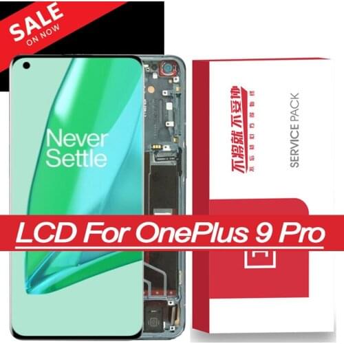 100% Original 6.7''Amoled For OnePlus 9 Pro LCD Screen Display+Touch Panel Digitizer For OnePlus 9 pro LCD