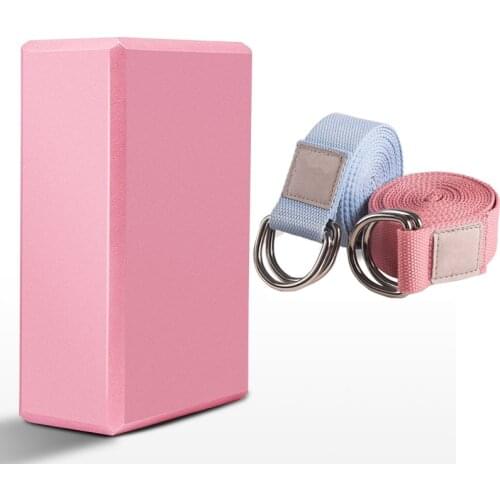 2pcs EVA Yoga Block Training Exercise Fitness Set Tool Yoga Bolster Pillow Cushion Stretching Body Shaping Yoga Blocks