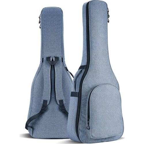 41 Inch Acoustic Classical Guitar Bag 900D Oxdord Cotton Case Backpack 25mm Thicken with Double Shoulder Straps