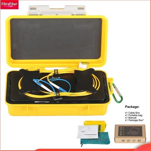 500M/1Km/2Km LC UPC OTDR Blind Zone Eliminator Fiber Optic Launch Cable Box LC/UPC to LC/UPC Fiber Rings SM 1310/1550nm