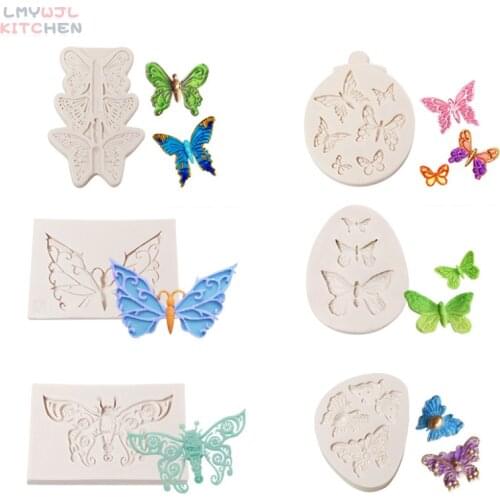 7 Models/insect Butterfly Fudge Chocolate Cake Decoration Mold DIY Baking Accessories Cake Silicone Mold Resin Mold