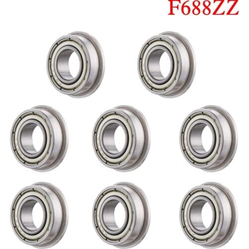 8PCS Hot! UM2 Ultimaker 2 Extended+Ball Bearing F688ZZ 3D Printer 8mm Optical Axis Ball Bearing F688ZZ Wholesale Pirce