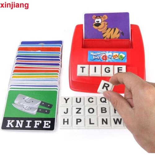 Alphabet Letters Card Game Learn USA English Language Spelling ABC Children Educational Toys Literacy Toys for Kids