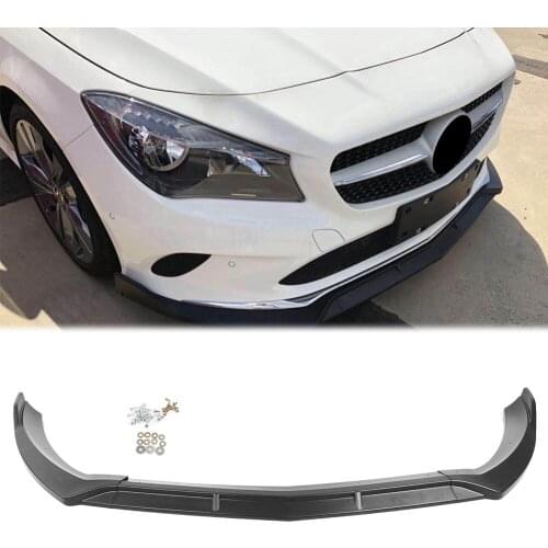 Auto Car Front Bumper Lip Deflector Lips Spoiler Cover For Mercedes Benz W117 CLA45 CLA180 CLA200 CLA250 2017 2018