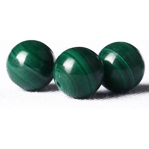 Natural Green Malachite Beads Suitable for Women and Girl as Birthday Present Gem Stones Used to Make bracelets and Necklace