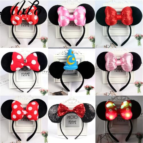 ZAFILLE Girl Hairband Lovely Minnie Headband For Girl Birthday Party Photography Accessories Childrens Hair band Accessories