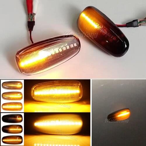 Dynamic Turn Signal LED Side Marker Light Indicator For Mercedes Benz V-Class W638 ML-Class W163 CLK-Class W208 C208 A208 CLK320
