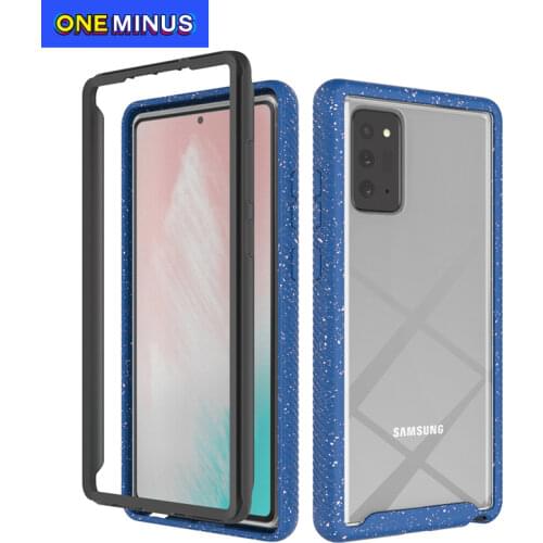For Samsung Galaxy Note 20 Ultra Case S20 Plus FE 10 S10 Lite S9 TPU Bumper Hard Back Military Grade Drop Tested Phone Cover
