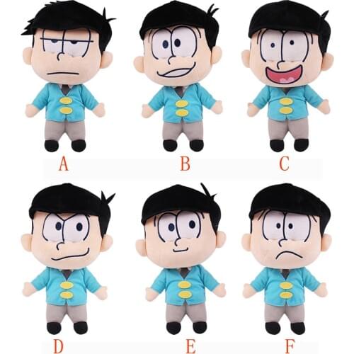 Anime Osomatsu-san figures plush doll Matsuno Jyushimatsu, Karamatsu ,Choromatsu, Ichimatsu ,Todomatsu figure plush doll toys