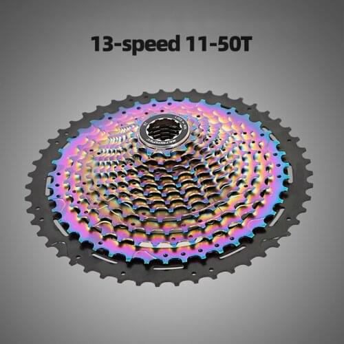 RETROSPEC- MTB 13 Speed Colorful Cassette Mountain Flywheel 11-50T Mountain Bike Freewheel Bicycle Sprocket For Shimano/SRAM