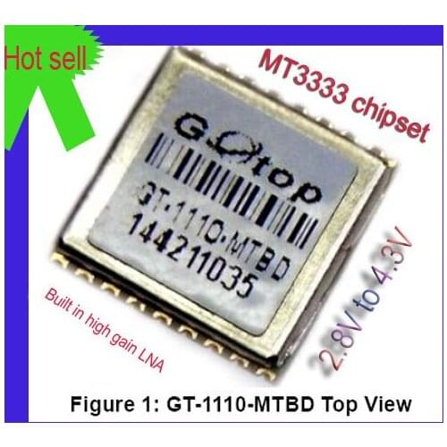 JINYUSHI for Gotop GPS module 10.1*9.7MM GT-1110-MTBD fast star positioning strong and stable GPS Beidou double module