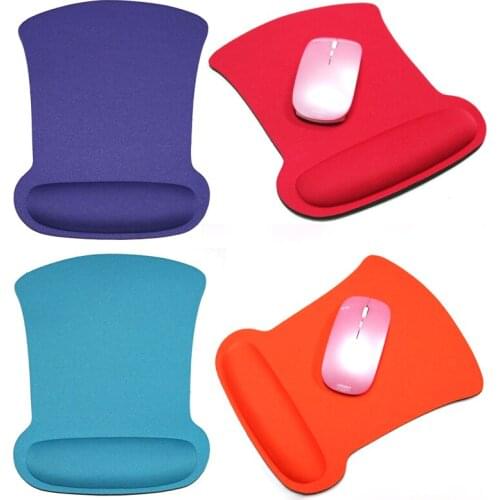 Mouse Pad Mat Desk Pad With Wrist Protect Anti-Slip Gel Wrist Support For PC Macbook Laptop Computer Ergonomic Comfort Wristband